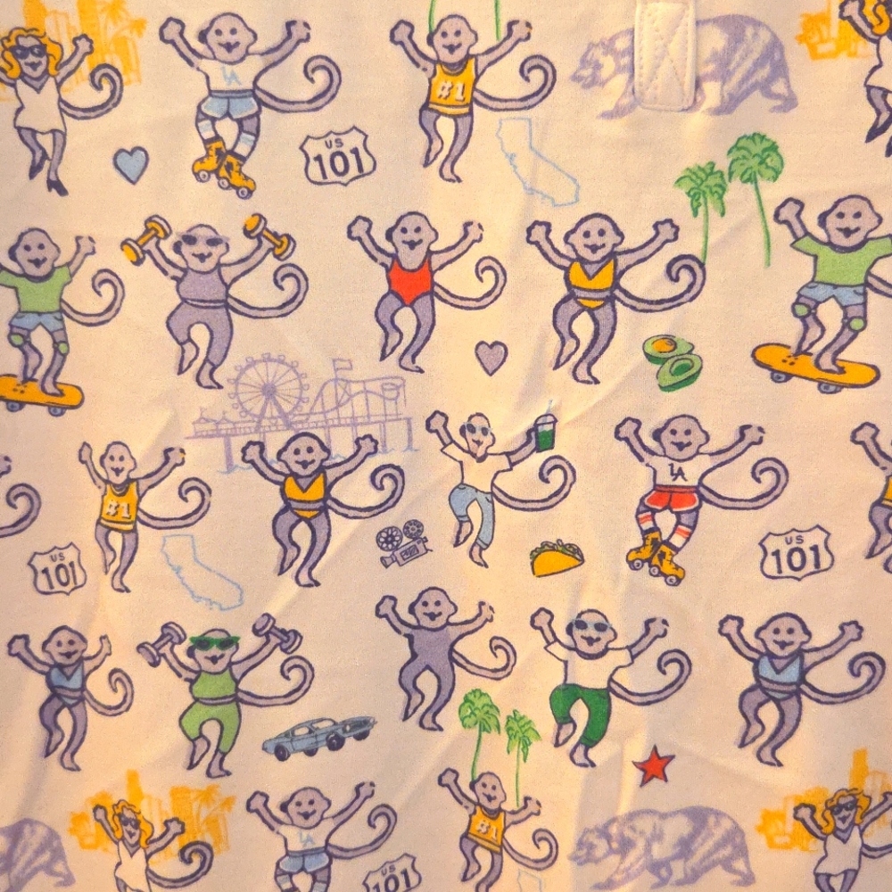 ❤️❤️ Roller Rabbit L A Pajamas - Size S - Picture 2 of 3